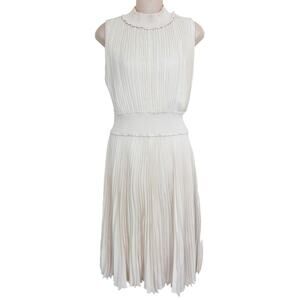 NANETTE LEPORE Pleated Accordion Style Knee Length Dress